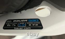 Bauer 930 Certified Straight Bar Goalie Mask Size S-M 6 5/8- 7 1/8 53-57 cm NEW