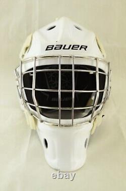 Bauer NME IX Certified Goalie Mask Senior Size Fit. 5 White (0518-4218)