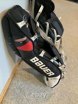 Bauer Supreme Jr 30 Goalie Leg Pads Ice Hockey Roller Hockey