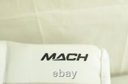 Bauer Supreme Mach Pro Goalie leg Pads Senior Size 36+1 White (0824-6029)
