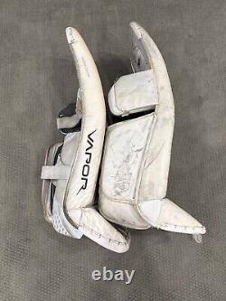 Bauer Vapor 2x pro stock hockey goalie leg pads 35