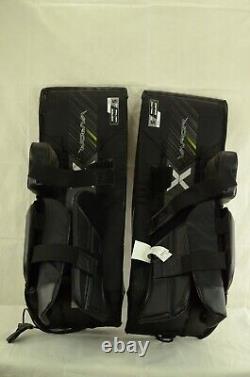 Bauer Vapor Hyperlite 2 Goalie Leg Pads Senior Size Small 33+1 Black (0824-6041)
