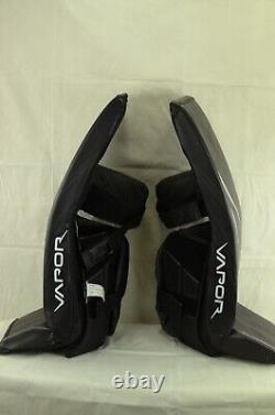 Bauer Vapor Hyperlite 2 Goalie Leg Pads Senior Size Small 33+1 Black (0824-6041)
