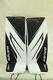 Bauer Vapor X5 Pro Goalie Leg Pads Senior Size Medium 34+1 White/black 0824-6040