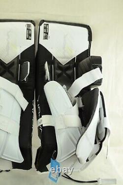 Bauer Vapor X5 Pro Goalie leg Pads Senior Size XS 32+1 White/Black (0824-6028)