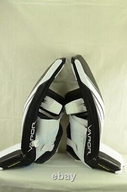 Bauer Vapor X5 Pro Goalie leg Pads Senior Size XS 32+1 White/Black (0824-6028)