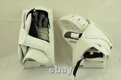 Brian's Optik X3 Goalie Catch Glove and Blocker Set Senior White (0606-4001)