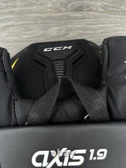 CCM Axis 1.9 Intermediate Hockey Goalie Pants Size Medium Black 2454905
