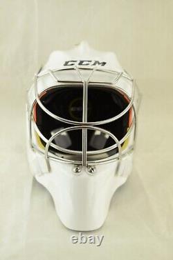 CCM Axis 1.9 Non Certified Cat Eye Goalie Mask Senior Size Medium White