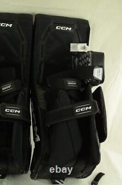 CCM Axis A2.9 Goalie Leg Pads Intermediate Size 30+1 Black (0330-3117)