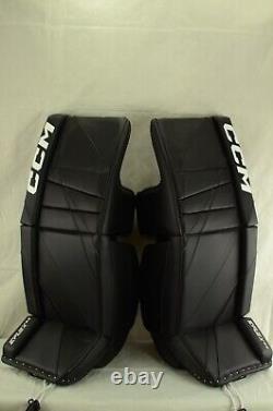 CCM Extreme Flex 6.9 Leg Pads Senior Size 33+1 Black (1221-8246)