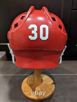 Cooper SK2000 HM30 Dangler Goalie Helmet Mask Chris Osgood Red Wings Hockey