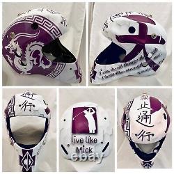 Custom Made Goalie Mask Wrap Graphics Catchers Mask Vinyl Decals Stickers