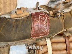 D&R vintage Leather goalie leg pads