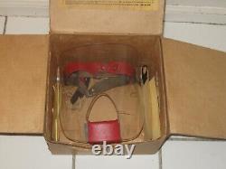 EXTREMELY RARE 1950s LOUSCH'S FACE PROTECTOR HOCKEY GOALIE MASK IN ORIGINAL BOX