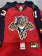 Game Worn Sam Brittain Florida Panthers Nhl Reebok Goalie Jersey Red Home 58g