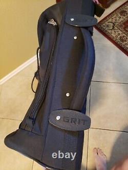 Grit Inc GT4 Sumo Hockey Goalie Tower 36 Wheeled Equipment Bag Black