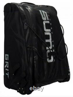 Grit Inc GT4 Sumo Hockey Goalie Tower 36 Wheeled Equipment Bag Black GT4-036-B