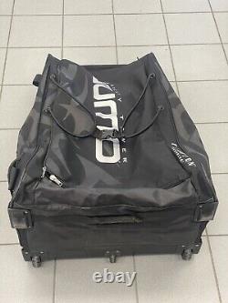 Grit Inc GT4 Sumo Hockey Goalie Tower 40 Wheeled Equipment Bag Black GT4-040-TO