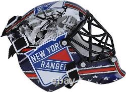 Henrik Lundqvist New York Rangers Autographed Mini Goalie Mask