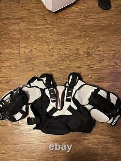 Hockey goalie chest pad and pants