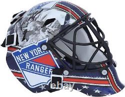 Igor Shesterkin New York Rangers Autographed Mini Goalie Mask