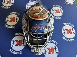 Ilya Sorokin Autographed New York Islanders Full Sized Goalie Mask JSA Cert