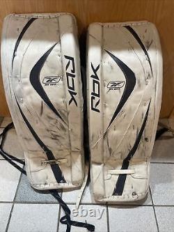 Int size 31 inch REEBOK 8K Ice Hockey Goalie Leg Pads