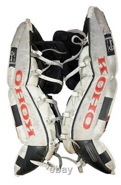 Koho 580 SR Goalie Leg Pads Hockey 34 Vintage Adult Goal Gear early 2000s