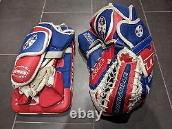 Louisville TPS XHale blocker glove vintage hockey goalie regular fit Canadiens