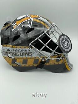 Marc Andre Fleury Signed Pittsburgh Penguins Full Size Goalie Helmet Mask COA