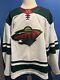 Mic Team Issued Prime Adidas Authentic Minnesota Wild Nhl Goalie Jersey 60g