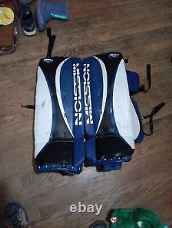 Misssion Goalie Leg Pads Jr Size 28. Ice Hockey