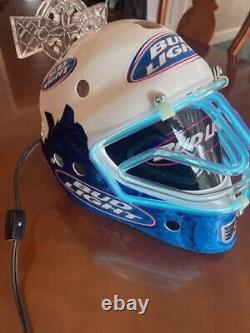 Neon Bud Light Flyers Goalie Hockey Mask