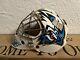 Pat Watson Indiana Ice Ushl Game Worn Used Ice Hockey Goalie Mask Ncaa Merrimack