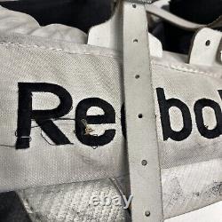 Reebok INT 9K Ice Hockey Goalie Pads 31+1 Black White #b2