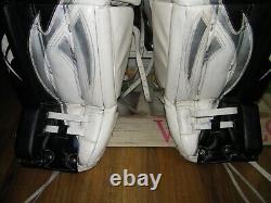 Reebok L7 Sr Goalie Leg Pads Size 33 +1, With Knee Attachment, Nice Condition