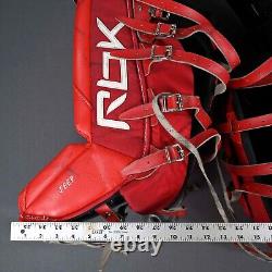 Reebok Used Hockey Goalie Leg Pads Pro Stock New Jersey Devils NHL Jordan Parise