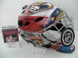 Roberto Luongo Signed Florida Panthers FULL SIZE Goalie Mask Helmet JSA COA