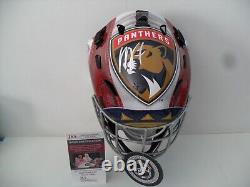 Roberto Luongo Signed Florida Panthers FULL SIZE Goalie Mask Helmet JSA COA