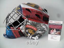 Roberto Luongo Signed Florida Panthers FULL SIZE Goalie Mask Helmet JSA COA