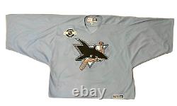 SIGNED Vintage 90's Official San Jose Sharks Center Ice CCM Goalie Hockey Jersey