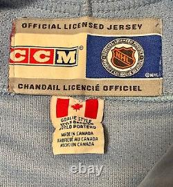 SIGNED Vintage 90's Official San Jose Sharks Center Ice CCM Goalie Hockey Jersey