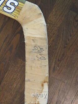 Tommy Salo New York Islanders Game Used & Signed Sherwood Hockey Goalie Stick