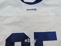 Toronto Maple Leafs Team Issued NHL Hockey Game Jersey 58 GOALIE White #35