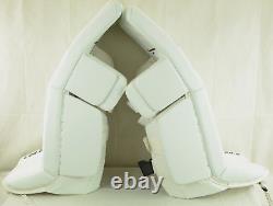 True L20.2 Goalie Leg Pads Senior Size 33+2 White (0314-9600)