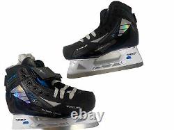 True TF7 Goalie Skate Size 5D Width. Black White Hockey Skates New In Box