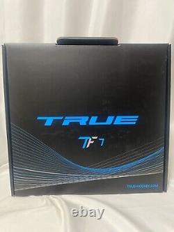 True TF7 Goalie Skate Size 5D Width. Black White Hockey Skates New In Box