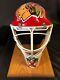 Unique Nhl Chicago Blackhawks Mounted Full-size Goalie Mask/ Telephone Base