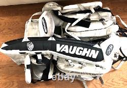 VAUGHN VELOCITY 7000 -Size 36 +2 Flex-PAC Balance Stabilizer Hockey Goalie Pads